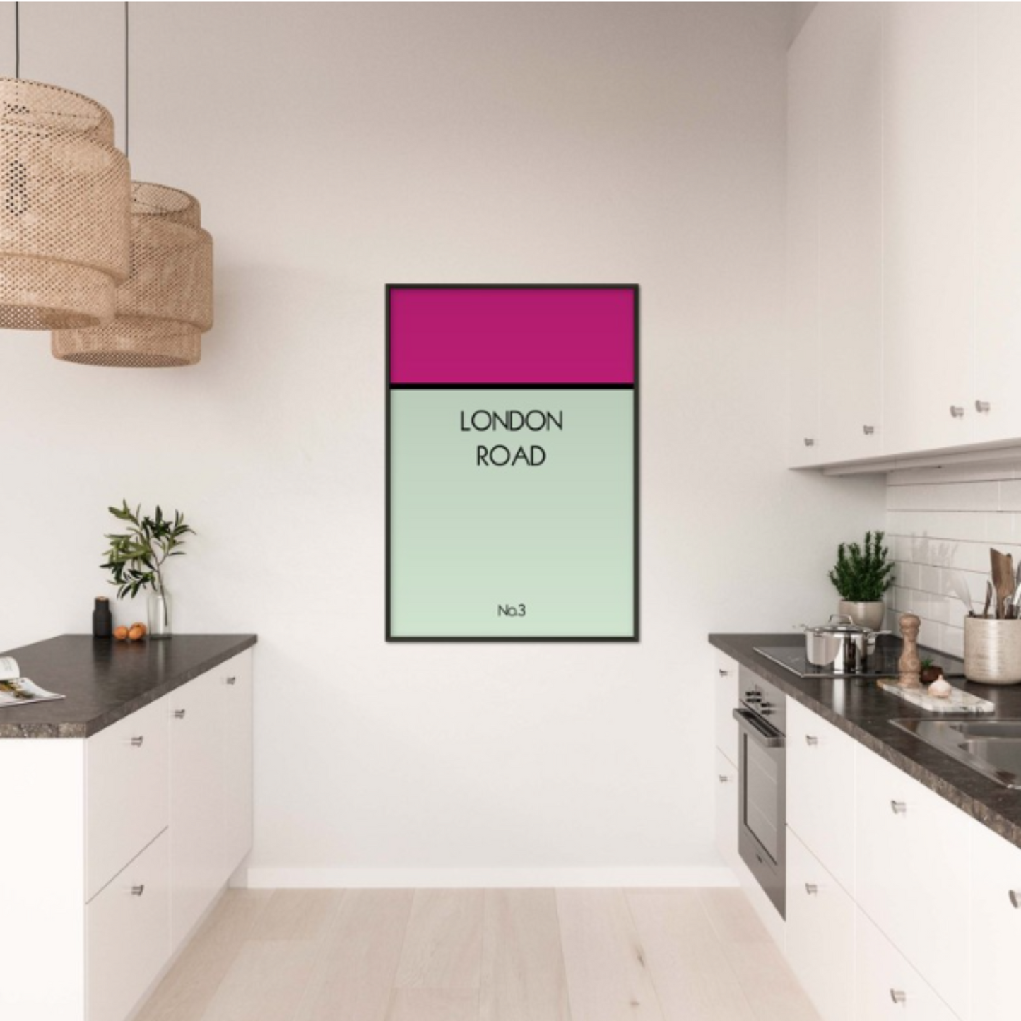 Personalised Monopoly Home Poster