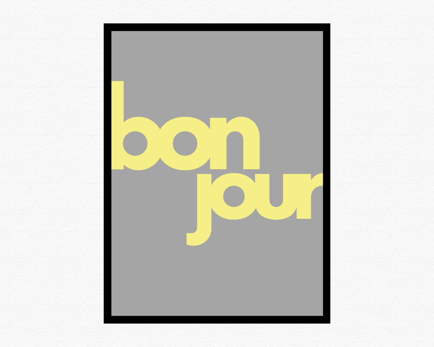 Bonjour