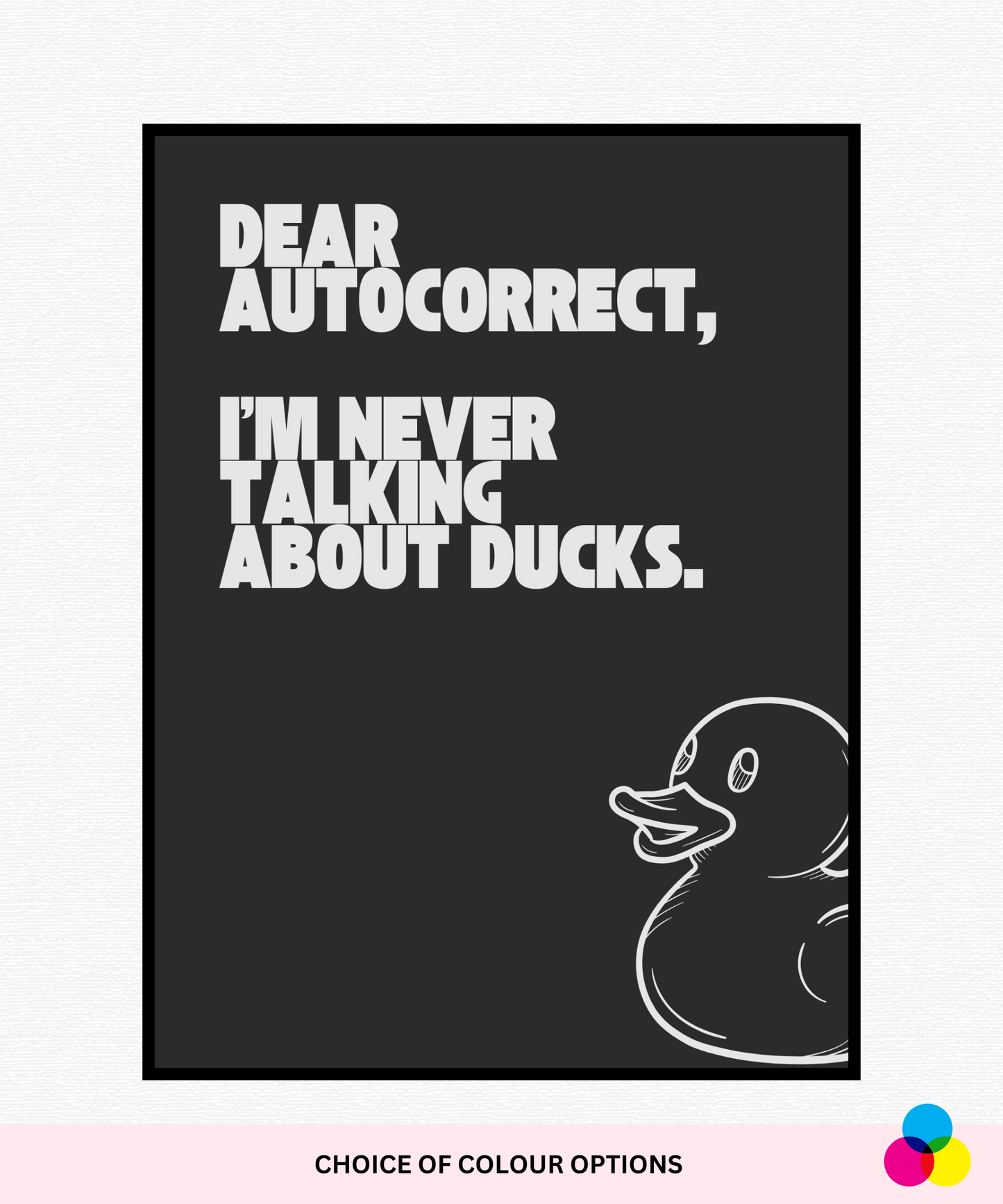 It’s Never Duck Poster